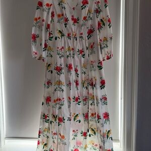 Floral Maxi Dress with Colorful Blooms